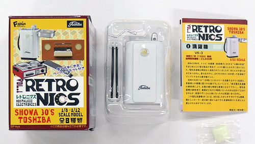 感受時代的變遷!F-toys 昭和30年代復古家用電器 盒玩(Retronics)
