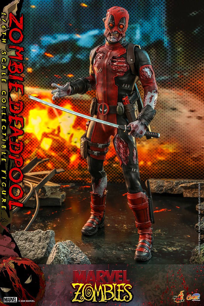 Hot Toys – CMS06 –《漫威活死人》殭屍死侍 1/6比例人偶 北爛傭兵要死不活襲來！