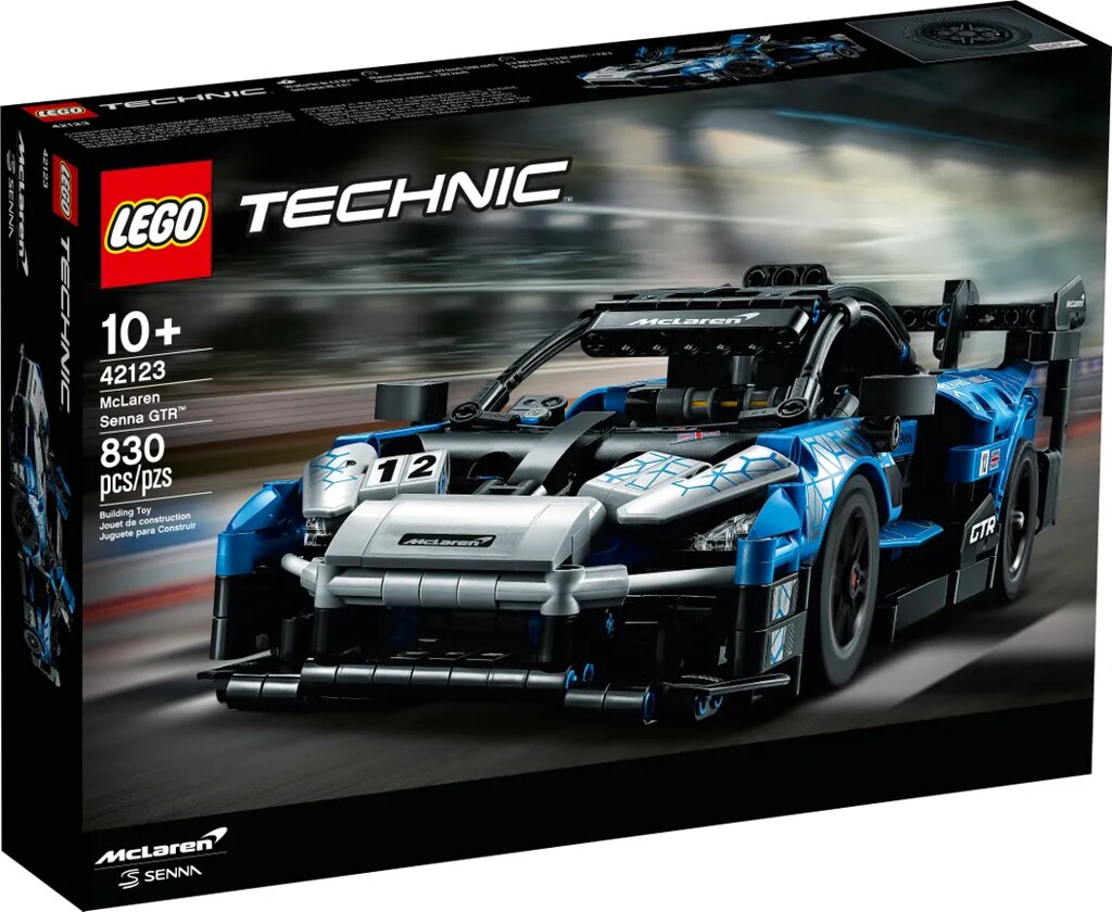 LEGO 42123 科技系列【麥拉倫 Senna GTR】賽道怪物的誇張尾翼、上掀式車門再現!