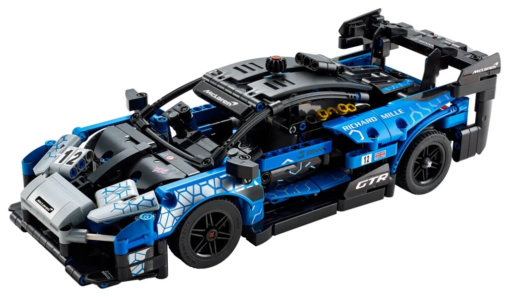 LEGO 42123 科技系列【麥拉倫 Senna GTR】賽道怪物的誇張尾翼、上掀式車門再現!