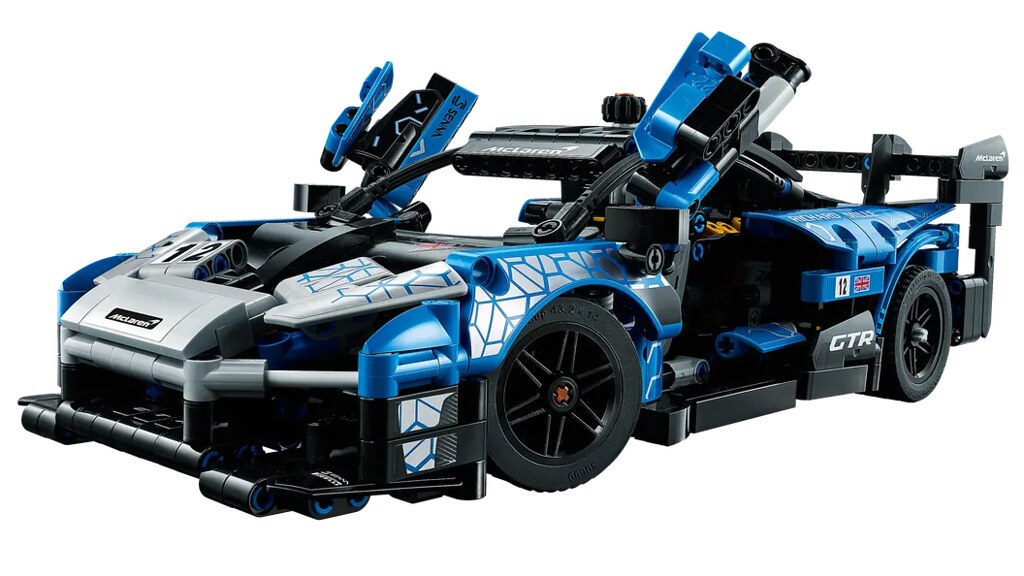 LEGO 42123 科技系列【麥拉倫 Senna GTR】賽道怪物的誇張尾翼、上掀式車門再現!