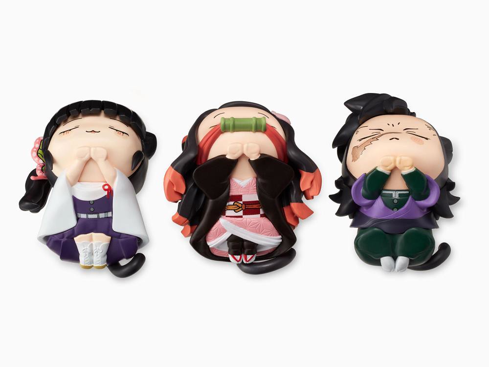 SEGA景品《鬼滅之刃》午睡貓咪迷你FIGURE 第二彈：禰豆子/香奈乎/玄彌 登場！