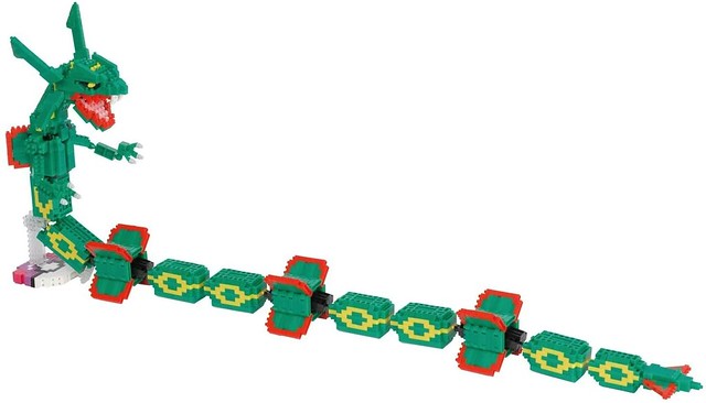 nanoblock《寶可夢》烈空座 極限DX版 全長 66 公分超巨大尺寸現身！