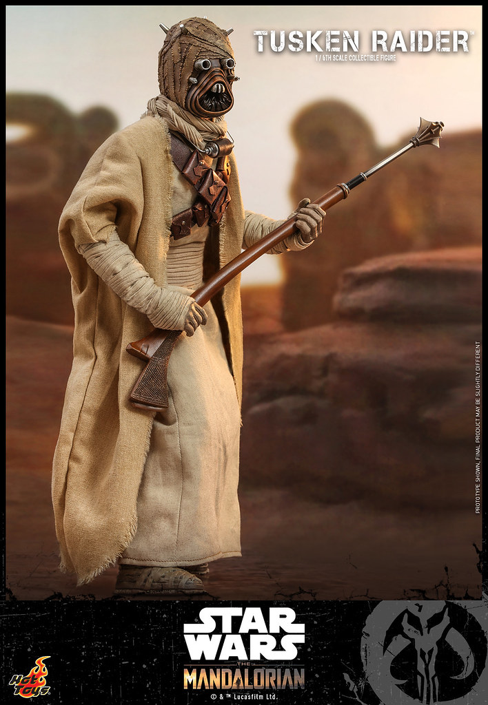 Hot Toys -TMS028-《曼達洛人》塔斯肯襲擊者 1/6比例人偶 令人畏懼的頭部高度再現！