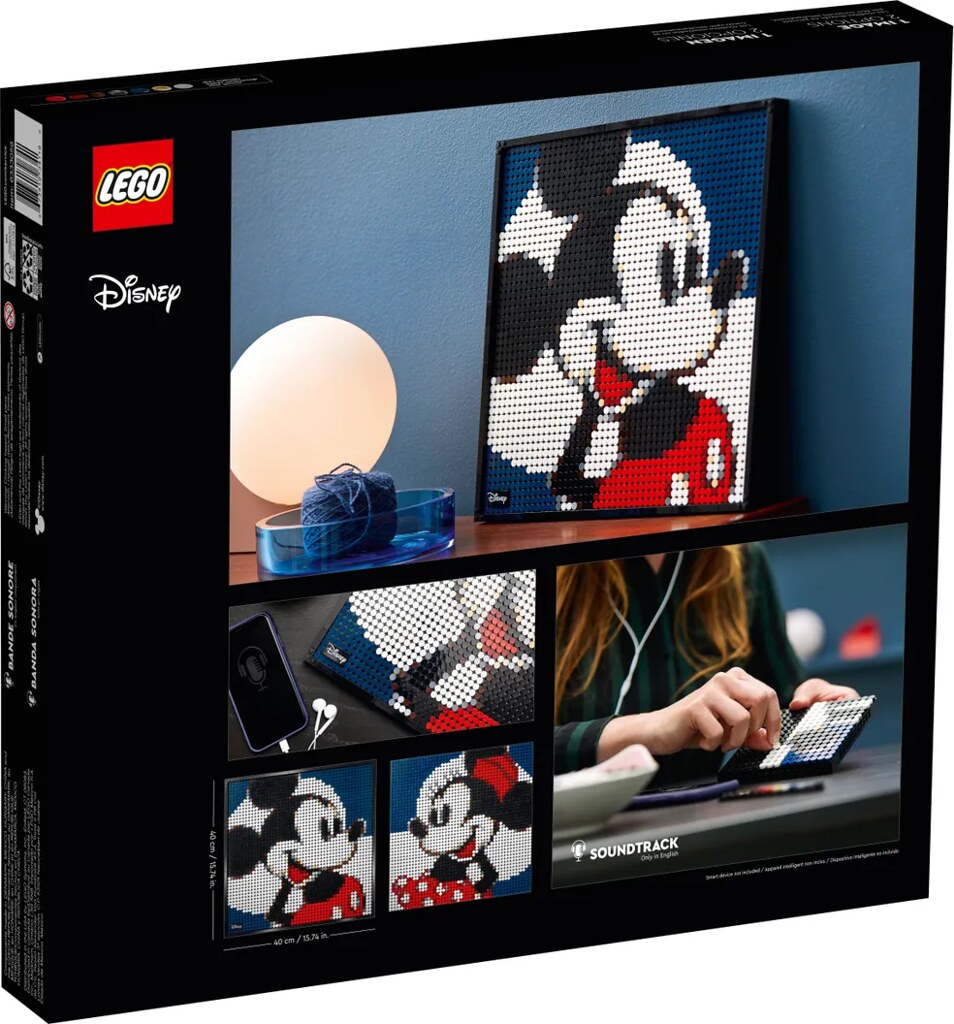 LEGO 31202《迪士尼》米奇（Mickey Mouse）把米奇米妮一起掛上牆展示吧！