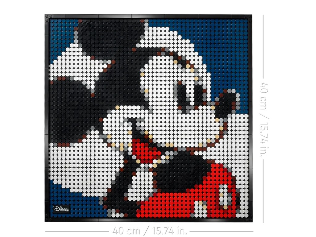 LEGO 31202《迪士尼》米奇（Mickey Mouse）把米奇米妮一起掛上牆展示吧！