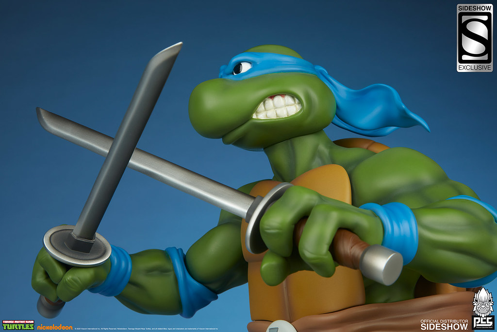 PCS《忍者龜》李奧納多 1/4比例全身雕像 普通版/EX版