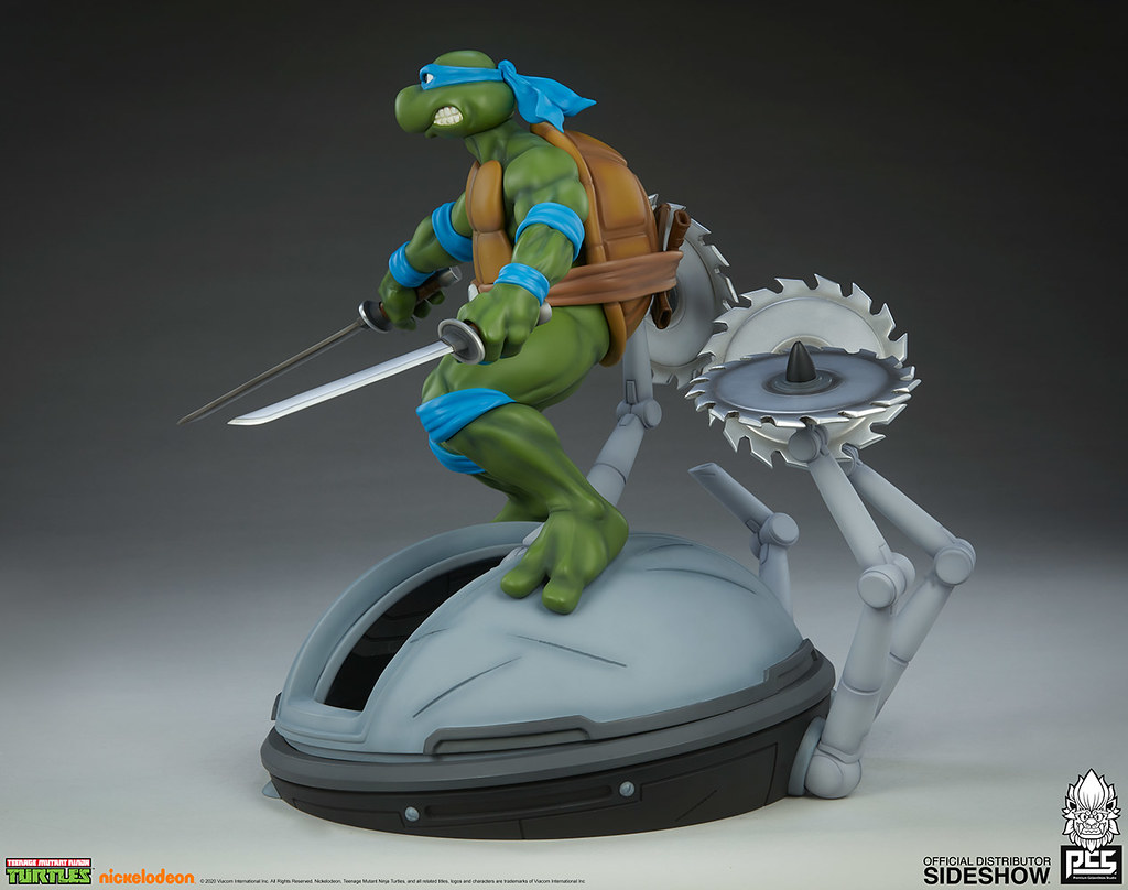 PCS《忍者龜》李奧納多 1/4比例全身雕像 普通版/EX版