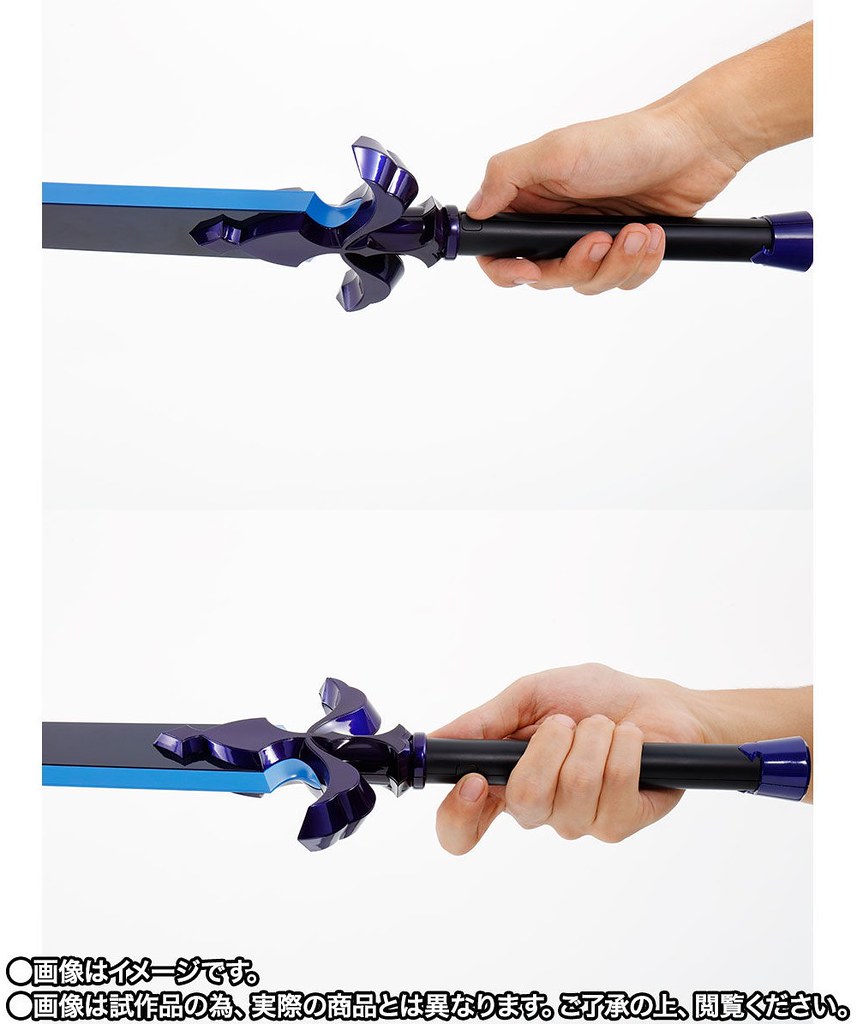 收錄百種音效!PROPLICA《刀劍神域Alicization WoU》夜空之劍 100公分大尺寸魄力再現