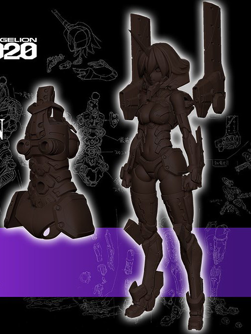 《女神裝置》X《福音戰士新劇場版》EVANGELION 機娘原型公開！