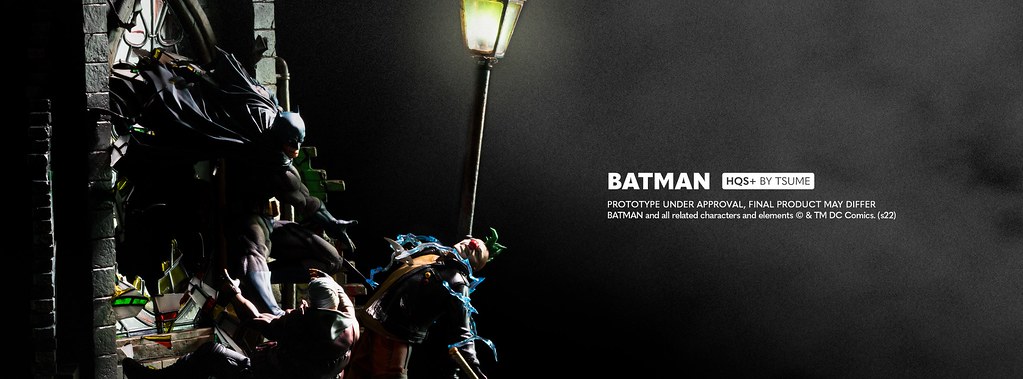 破窗打擊罪犯的精彩躍動！Tsume-Art HQS+系列《蝙蝠俠》蝙蝠俠 1/6比例場景限量雕像