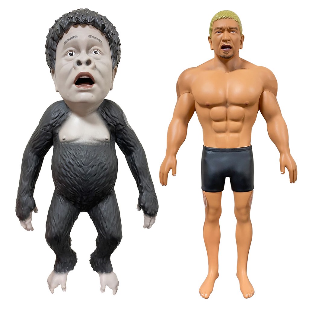 UNION CREATIVE《絕對不准笑》肌肉猛男松本、濱田小猩猩 ガキ使軟膠人形2020 爆笑登場!