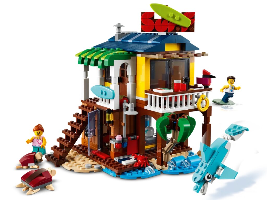 LEGO 31118 創意系列【衝浪者海灘小屋】Surfer Beach House 擁有 3 in 1 玩法的有趣模型！