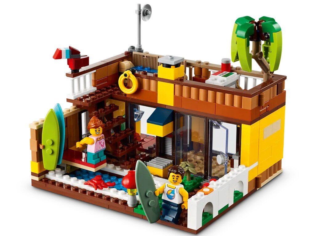 LEGO 31118 創意系列【衝浪者海灘小屋】Surfer Beach House 擁有 3 in 1 玩法的有趣模型！