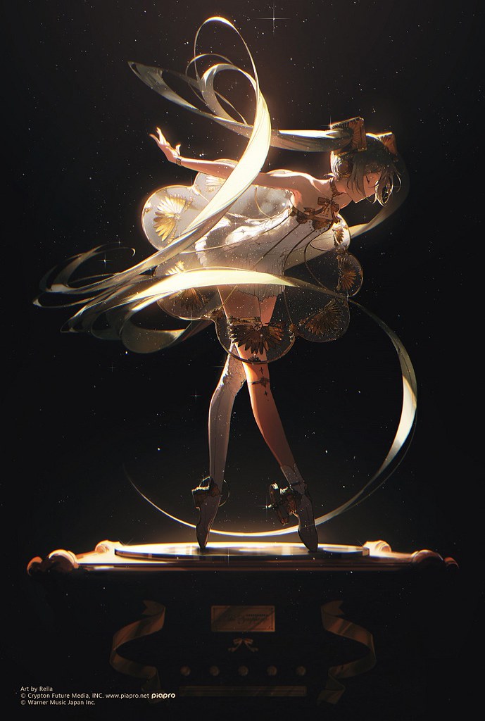 留聲機上舞動的樂之精靈♪ GSC「初音未來交響樂 5th Anniversary Ver.」1/1比例模型