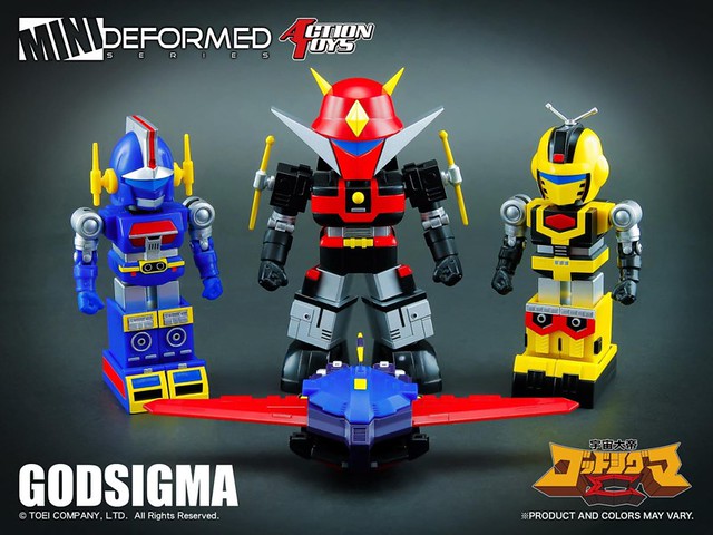 空陸海一體！ACTION TOYS《宇宙大帝GOD SIGMA》Mini Deformed 05