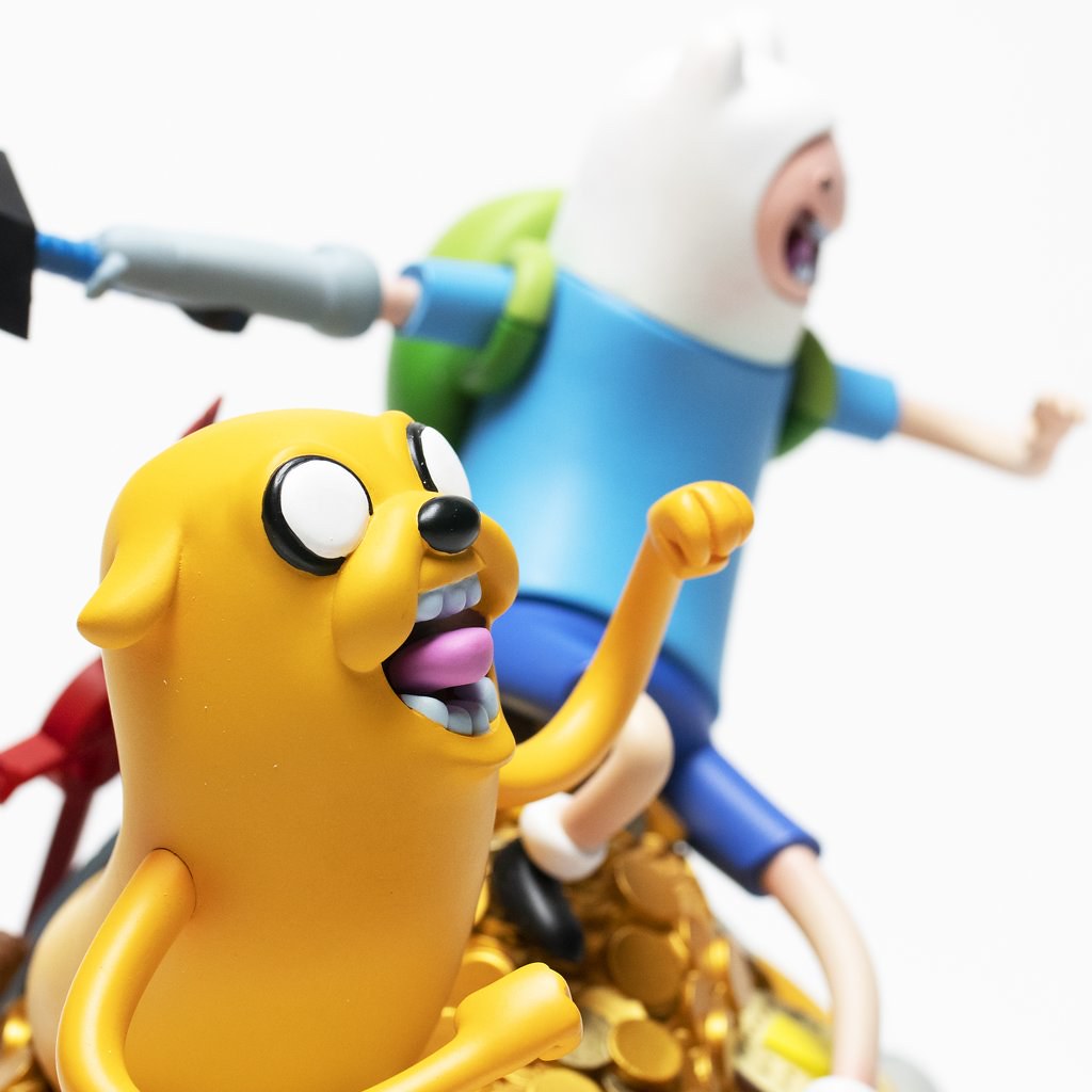 十周年紀念！MONDO《探險活寶Adventure Time》老皮&amp;阿寶 雕像 精緻細節充滿彩蛋