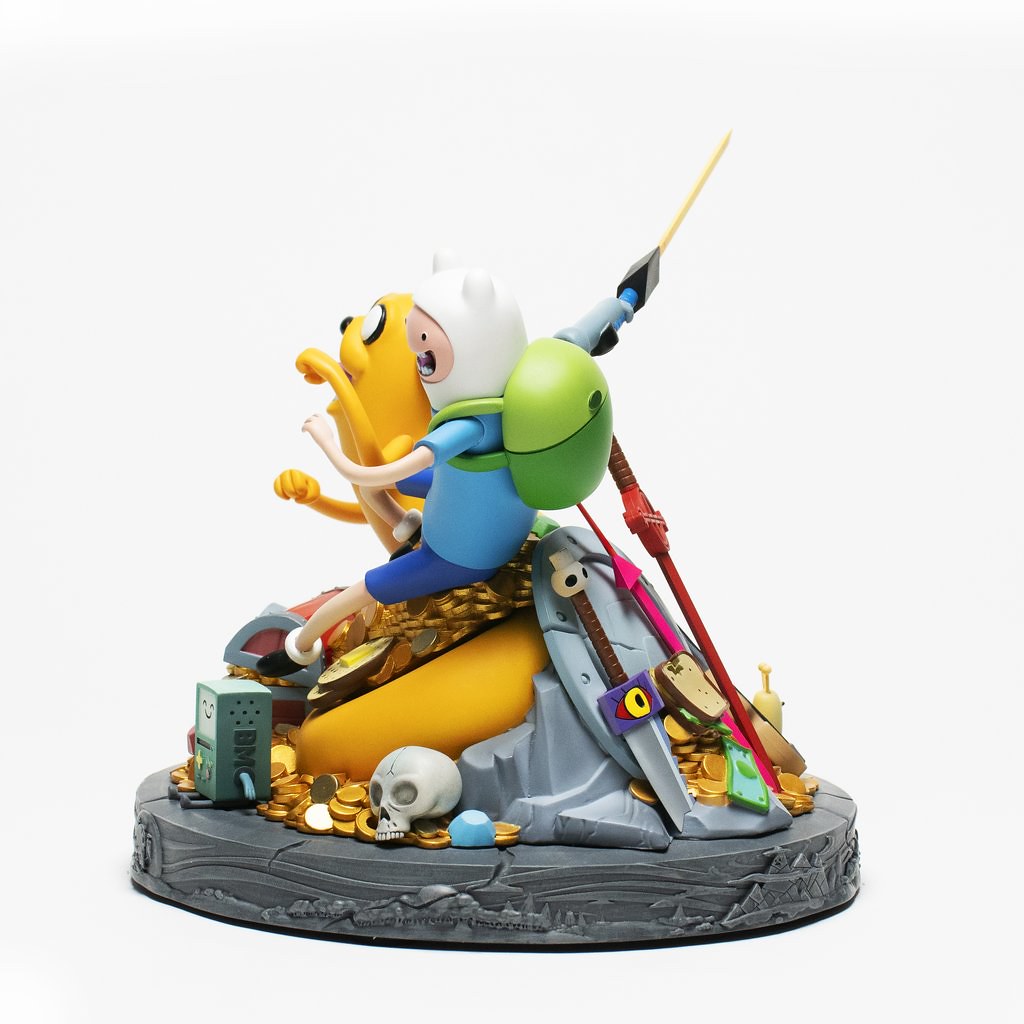 十周年紀念！MONDO《探險活寶Adventure Time》老皮&amp;阿寶 雕像 精緻細節充滿彩蛋