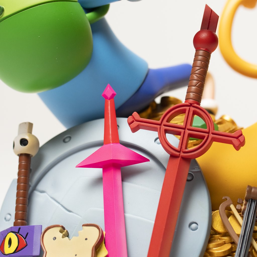 十周年紀念！MONDO《探險活寶Adventure Time》老皮&amp;阿寶 雕像 精緻細節充滿彩蛋