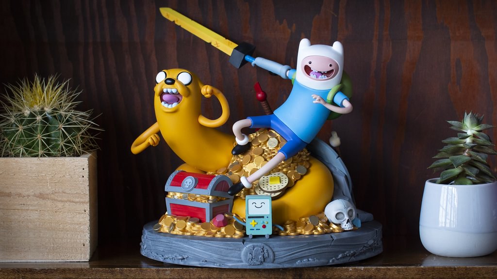 十周年紀念！MONDO《探險活寶Adventure Time》老皮&amp;阿寶 雕像 精緻細節充滿彩蛋
