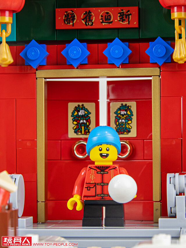LEGO 80106「年獸的故事」、80107「新春元宵燈會」開箱報告！用鞭炮嚇跑年獸、張燈結綵賞花燈