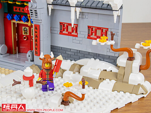 LEGO 80106「年獸的故事」、80107「新春元宵燈會」開箱報告！用鞭炮嚇跑年獸、張燈結綵賞花燈