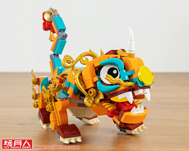 LEGO 80106「年獸的故事」、80107「新春元宵燈會」開箱報告！用鞭炮嚇跑年獸、張燈結綵賞花燈