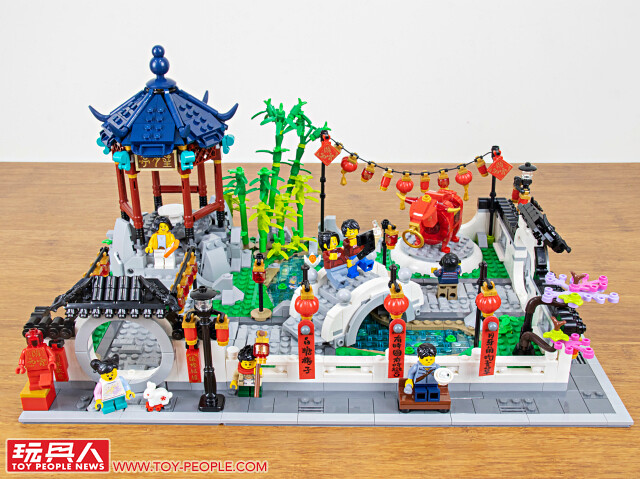 LEGO 80106「年獸的故事」、80107「新春元宵燈會」開箱報告！用鞭炮嚇跑年獸、張燈結綵賞花燈