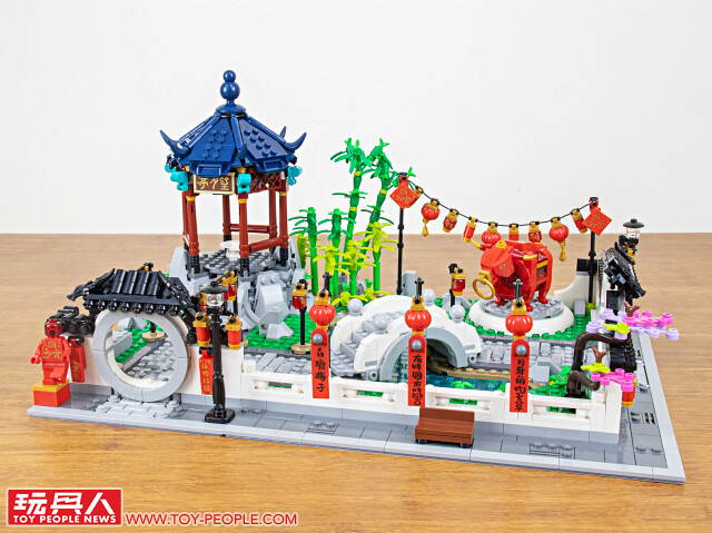 LEGO 80106「年獸的故事」、80107「新春元宵燈會」開箱報告！用鞭炮嚇跑年獸、張燈結綵賞花燈