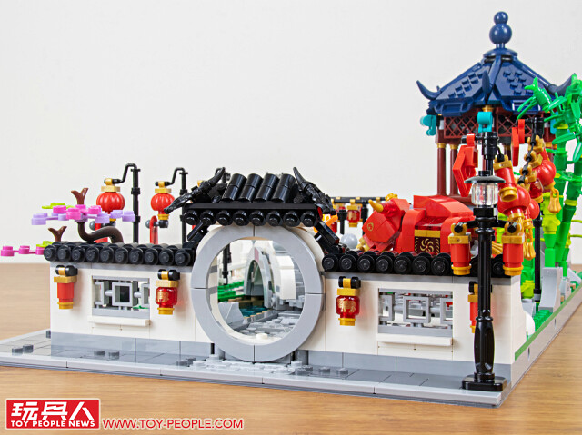 LEGO 80106「年獸的故事」、80107「新春元宵燈會」開箱報告！用鞭炮嚇跑年獸、張燈結綵賞花燈