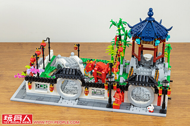 LEGO 80106「年獸的故事」、80107「新春元宵燈會」開箱報告！用鞭炮嚇跑年獸、張燈結綵賞花燈