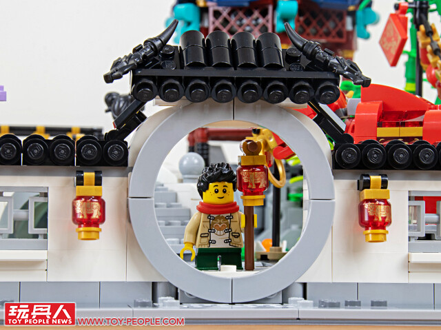 LEGO 80106「年獸的故事」、80107「新春元宵燈會」開箱報告！用鞭炮嚇跑年獸、張燈結綵賞花燈