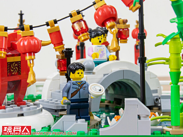 LEGO 80106「年獸的故事」、80107「新春元宵燈會」開箱報告！用鞭炮嚇跑年獸、張燈結綵賞花燈