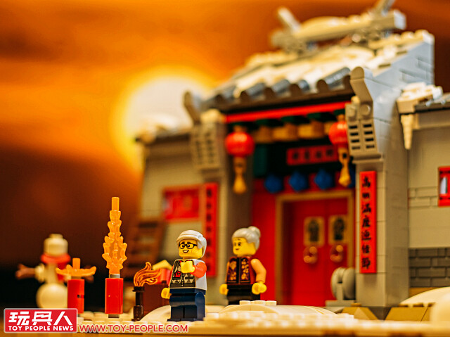 LEGO 80106「年獸的故事」、80107「新春元宵燈會」開箱報告！用鞭炮嚇跑年獸、張燈結綵賞花燈