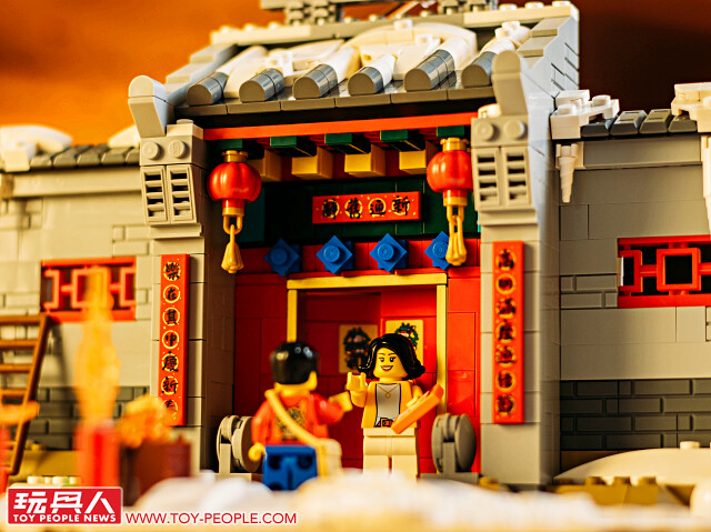 LEGO 80106「年獸的故事」、80107「新春元宵燈會」開箱報告！用鞭炮嚇跑年獸、張燈結綵賞花燈
