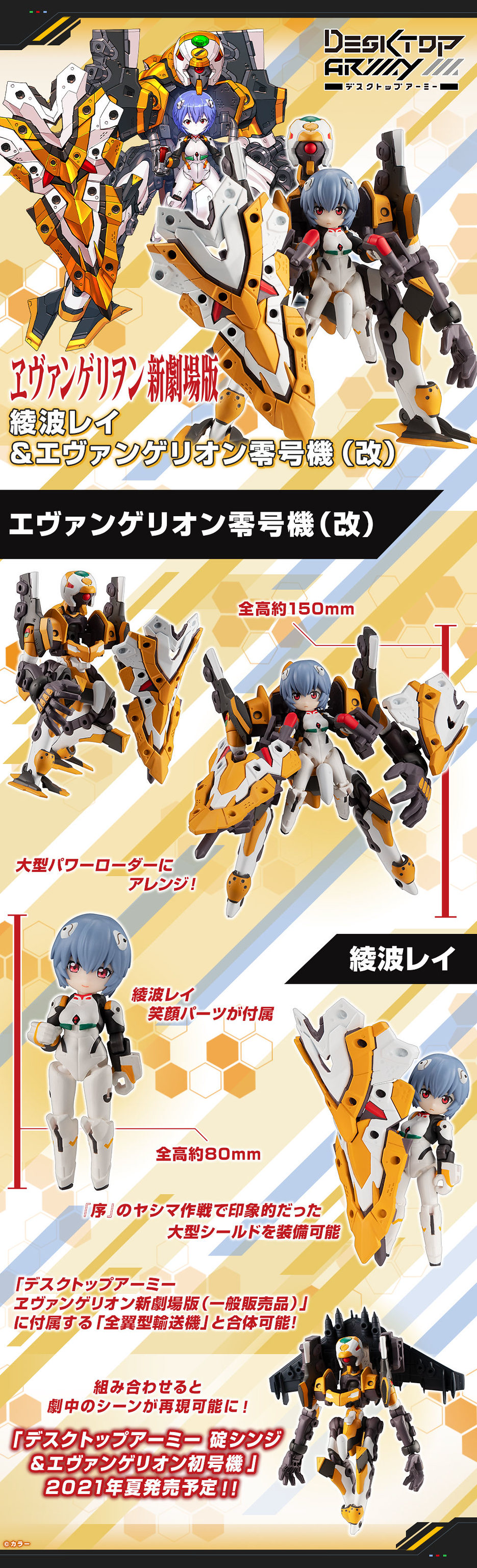 Desktop Army《福音戰士新劇場版》綾波零 & EVA 零號機(改)預計 06 月發售!