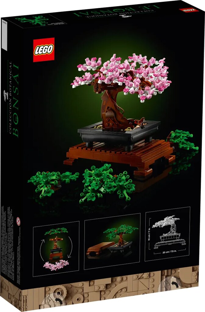 LEGO 10281 創意系列【盆景樹】Bonsai Tree 可在青綠松柏、盛開櫻花之