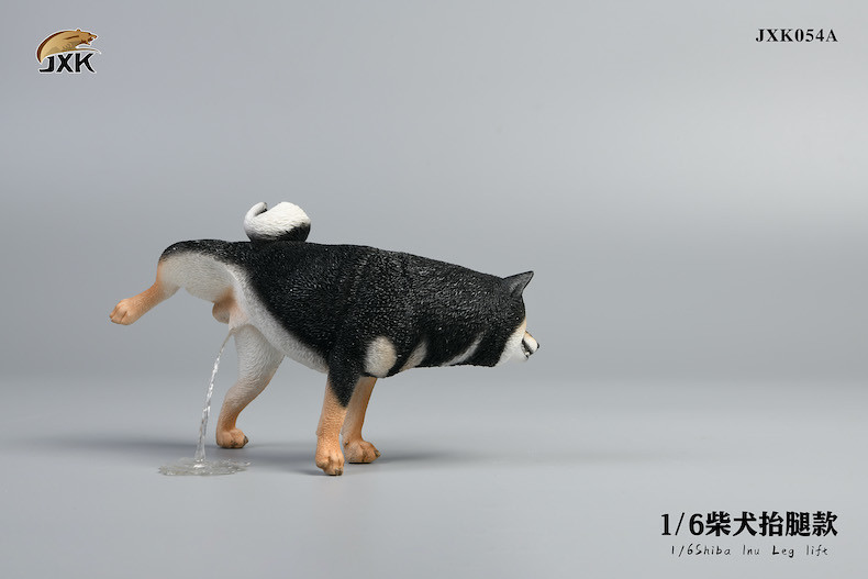 超萌賊笑 Jxk Studio 擬真動物系列推出三款正在尿尿的 柴犬抬腿款 1 6比例塗裝完成品 玩具人toy People News