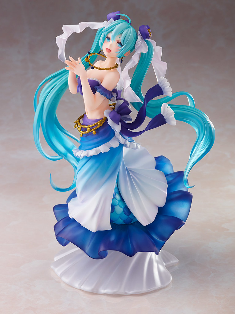 TAITO新系列景品 AMP 第二彈「初音未來 Princess AMP ～美人魚ver.～」23公分華麗現身！
