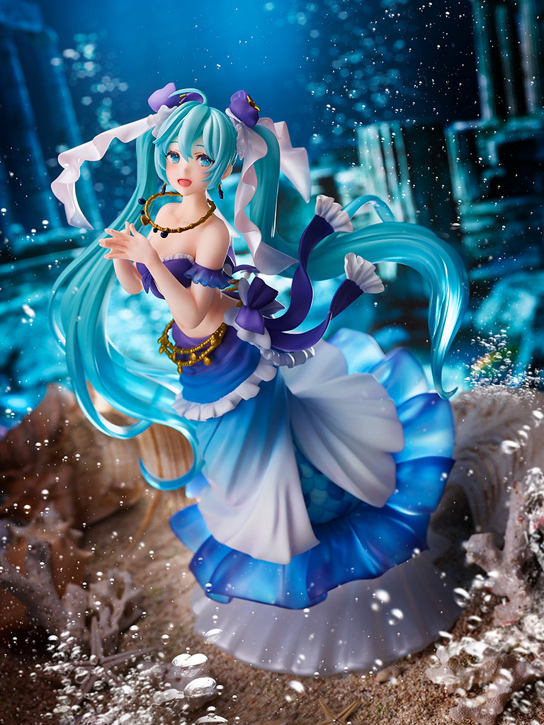 TAITO新系列景品 AMP 第二彈「初音未來 Princess AMP ～美人魚ver.～」23公分華麗現身！