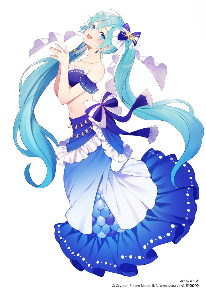 TAITO新系列景品 AMP 第二彈「初音未來 Princess AMP ～美人魚ver.～」23公分華麗現身！