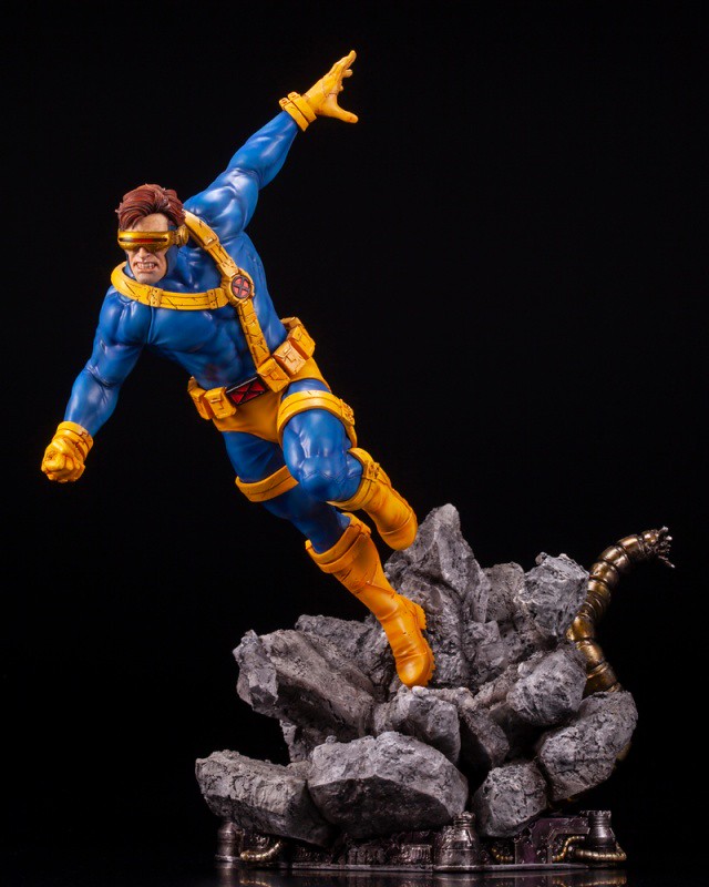 壽屋 FINE ART STATUE 系列 X-MEN「獨眼龍」1/6比例全身雕像 躍動姿態完美呈現！