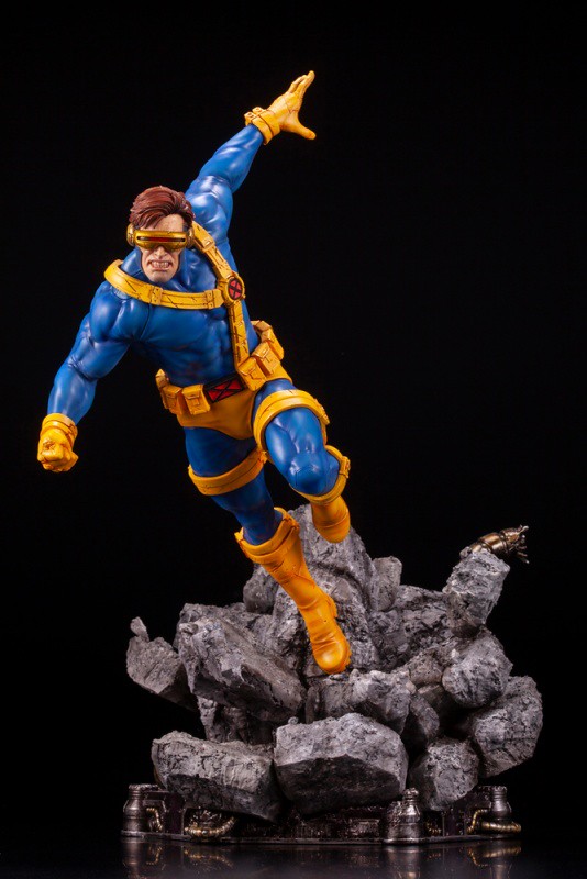 壽屋 FINE ART STATUE 系列 X-MEN「獨眼龍」1/6比例全身雕像 躍動姿態完美呈現！