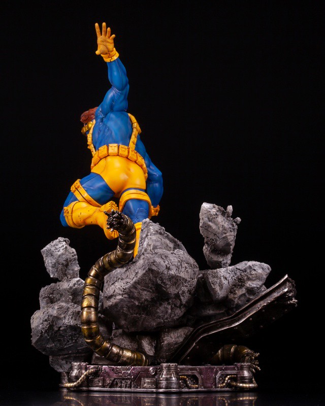壽屋 FINE ART STATUE 系列 X-MEN「獨眼龍」1/6比例全身雕像 躍動姿態完美呈現！