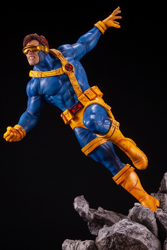 壽屋 FINE ART STATUE 系列 X-MEN「獨眼龍」1/6比例全身雕像 躍動姿態完美呈現！