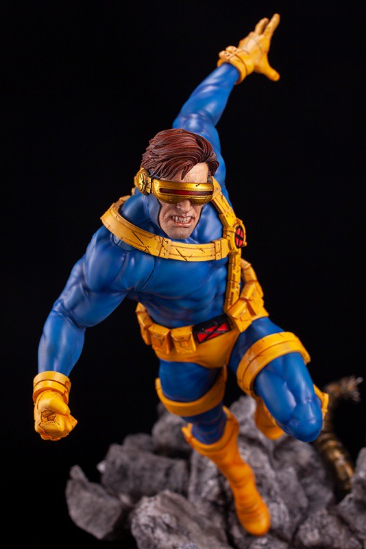 壽屋 FINE ART STATUE 系列 X-MEN「獨眼龍」1/6比例全身雕像 躍動姿態完美呈現！