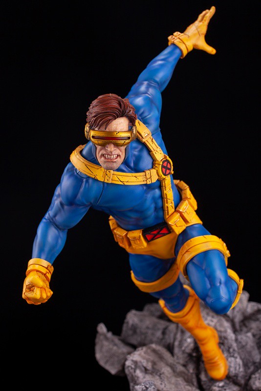 壽屋 FINE ART STATUE 系列 X-MEN「獨眼龍」1/6比例全身雕像 躍動姿態完美呈現！