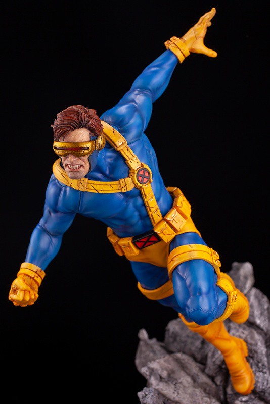壽屋 FINE ART STATUE 系列 X-MEN「獨眼龍」1/6比例全身雕像 躍動姿態完美呈現！