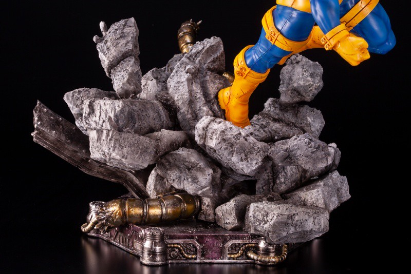 壽屋 FINE ART STATUE 系列 X-MEN「獨眼龍」1/6比例全身雕像 躍動姿態完美呈現！