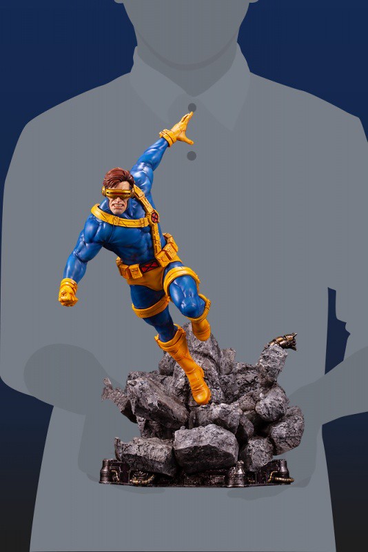 壽屋 FINE ART STATUE 系列 X-MEN「獨眼龍」1/6比例全身雕像 躍動姿態完美呈現！